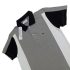 Vertical Tri Color Block Polo Shirt - Gray